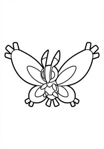 Tô màu Pokemon Mothim