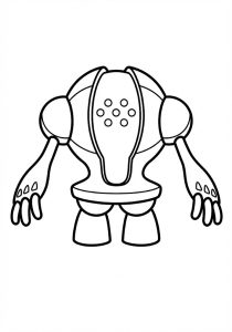 Tô màu Pokemon Registeel