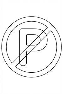 Tô màu Biển Cấm Đỗ