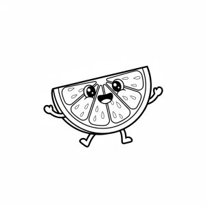 Tô màu Miếng Cam Vui Vẻ