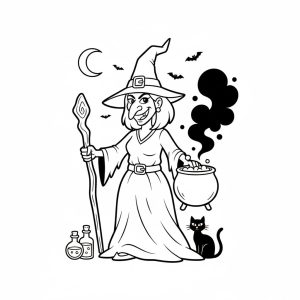 Tô màu Mụ Phù Thủy Độc Ác