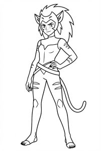 Tô màu Nhân Vật Catra