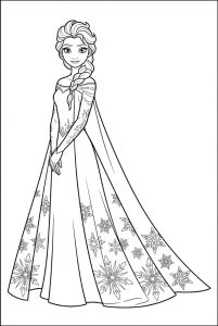 Tô màu Nhân Vật Elsa