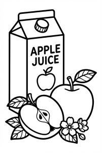 Tô màu Nước Ép Táo