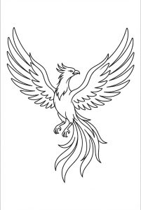 Tô màu Phượng Hoàng Cất Cánh