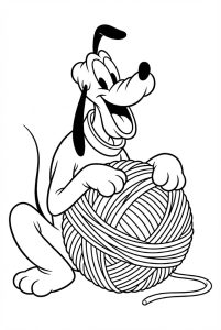 Tô màu Pluto Hài Hước