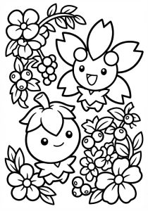 Tô màu Pokemon Cherrim