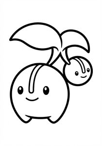 Tô màu Pokemon Cherubi