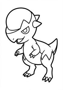 Tô màu Pokemon Cranidos