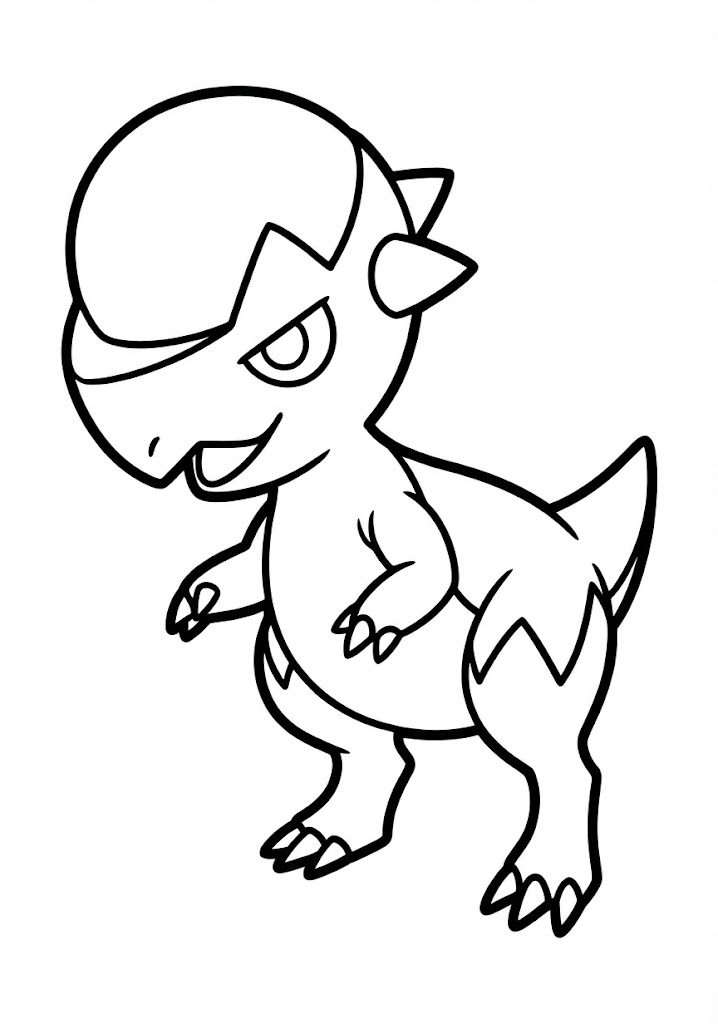 Tô màu Pokemon Cranidos