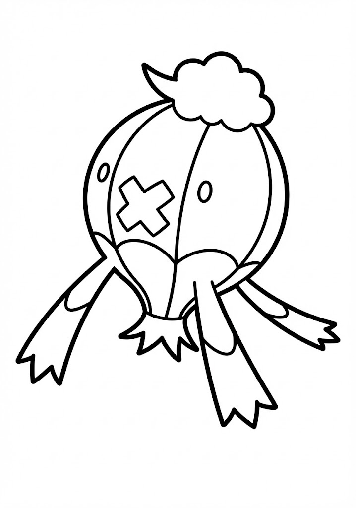 Tô màu Pokemon Drifblim