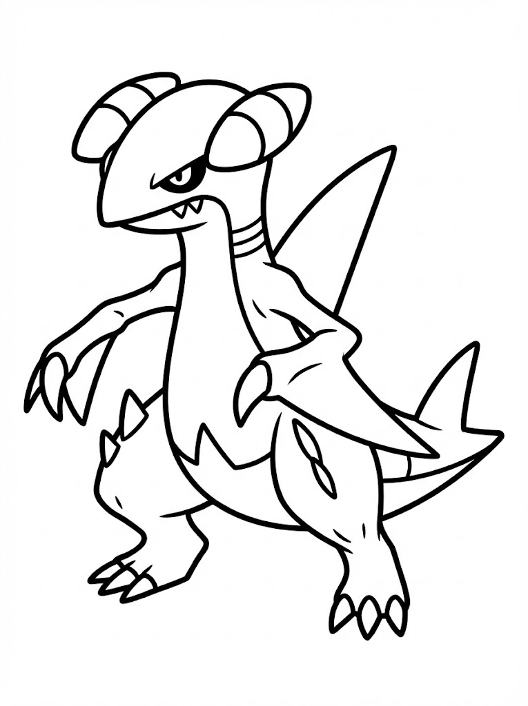 Tô màu Pokemon Gabite