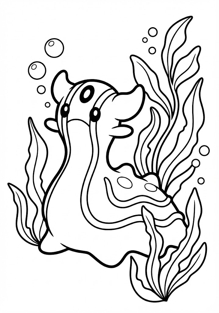 Tô màu Pokemon Gastrodon