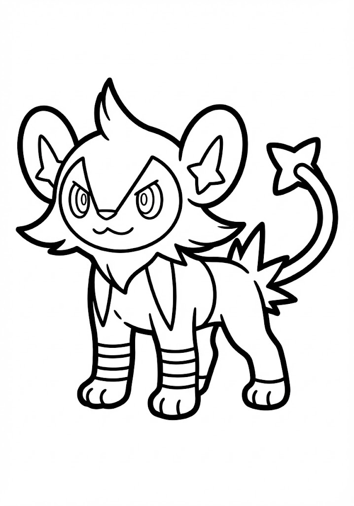 Tô màu Pokemon Luxio