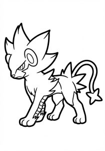 Tô màu Pokemon Luxray