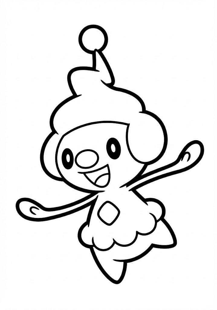 Tô màu Pokemon Mime jr