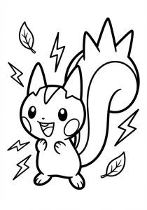 Tô màu Pokemon Pachirisu