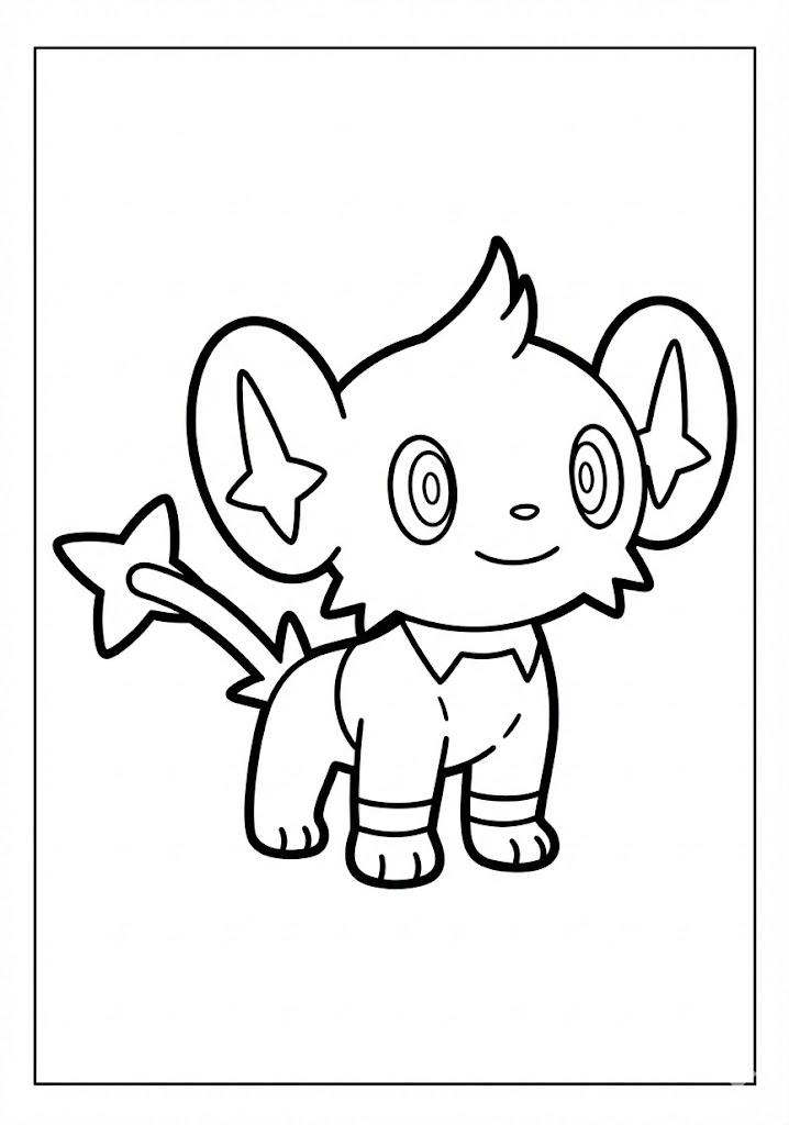 Tô màu Pokemon Shinx