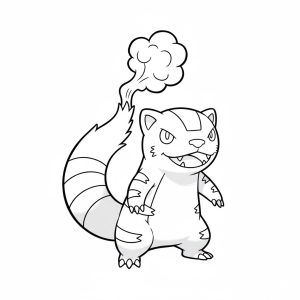 Tô màu Pokemon Skuntank