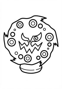 Tô màu Pokemon Spiritomb