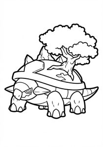 Tô màu Pokemon Torterra