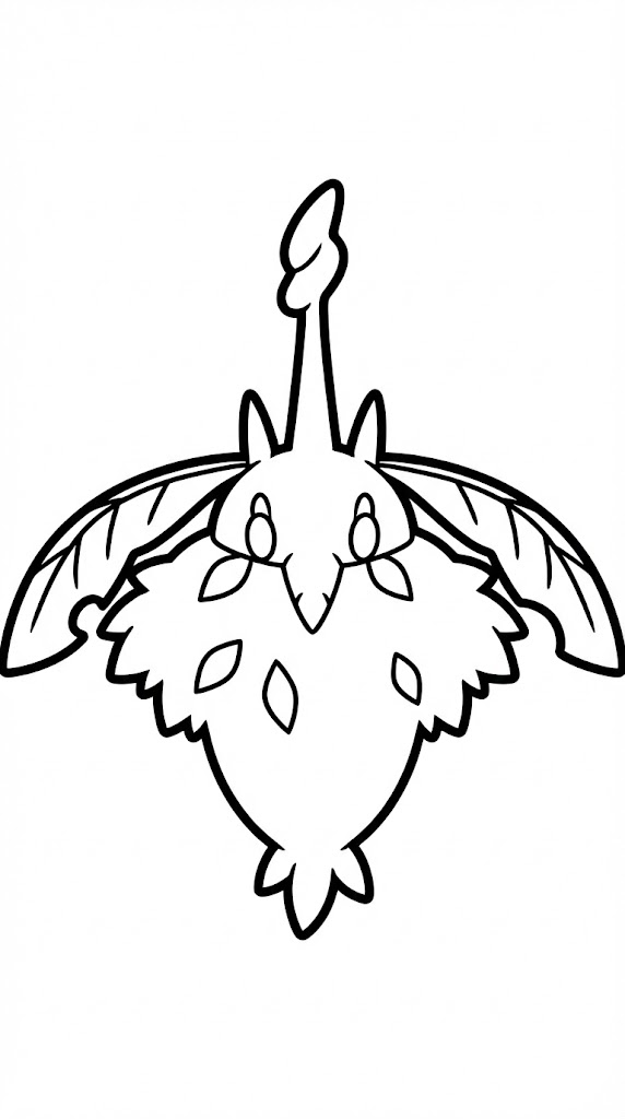 Tô màu Pokemon Wormadam