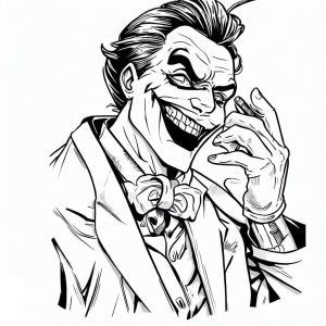 Tô màu Ác Ma Joker dễ thương cho bé