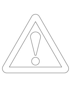 Tô màu Biển Báo Nguy Hiểm giúp bé rèn luyện khả năng tô màu