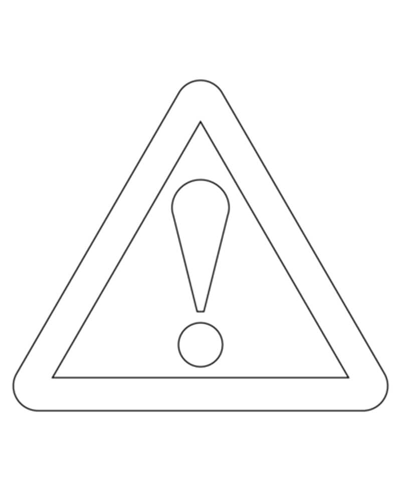 Tô màu Biển Báo Nguy Hiểm 1 Tô màu Biển Báo Nguy Hiểm giúp bé rèn luyện khả năng tô màu