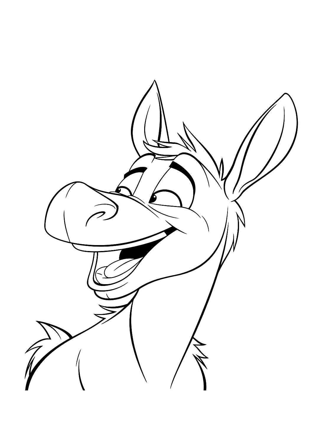 Tô màu Con Lừa Cười