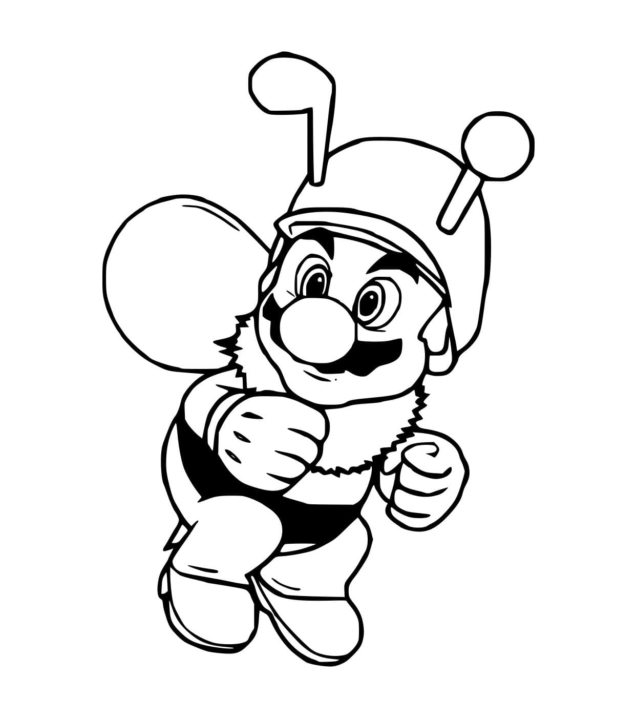 Tô màu Con Ong Mario