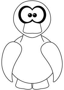 Tô màu Con Vịt Ngốc Nghếch giúp bé rèn luyện khả năng tô màu