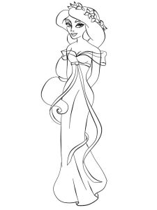 Tô màu Công Chúa Giselle Quyến Rũ giúp bé rèn luyện khả năng tô màu