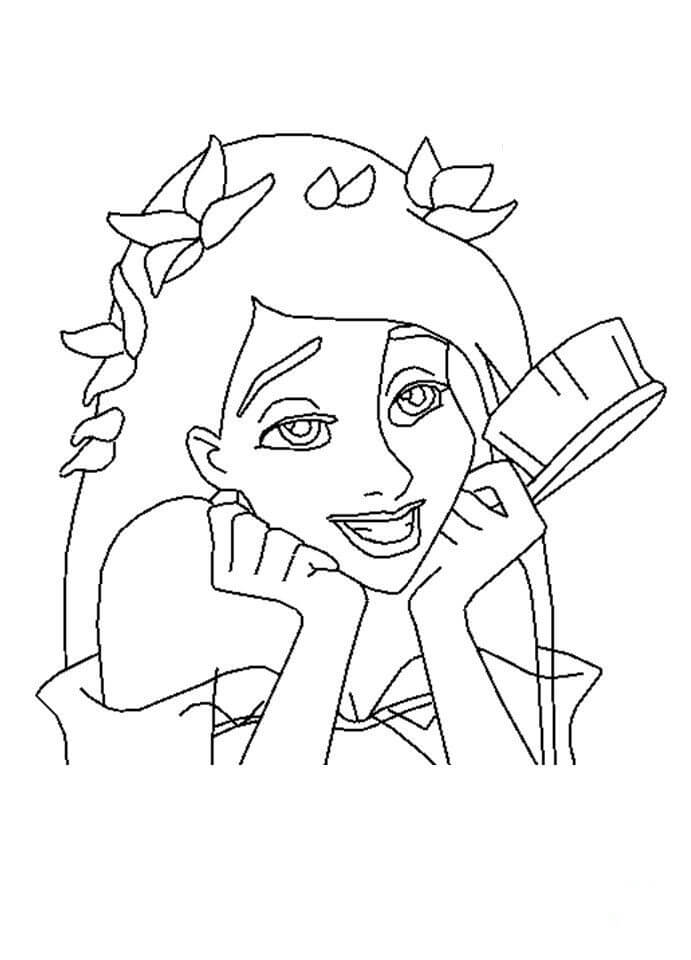 Tô màu Công Chúa Giselle Vui Vẻ giúp bé rèn luyện khả năng tô màu