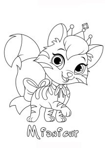 Tô màu Công Chúa Midnight cho bé tập tô