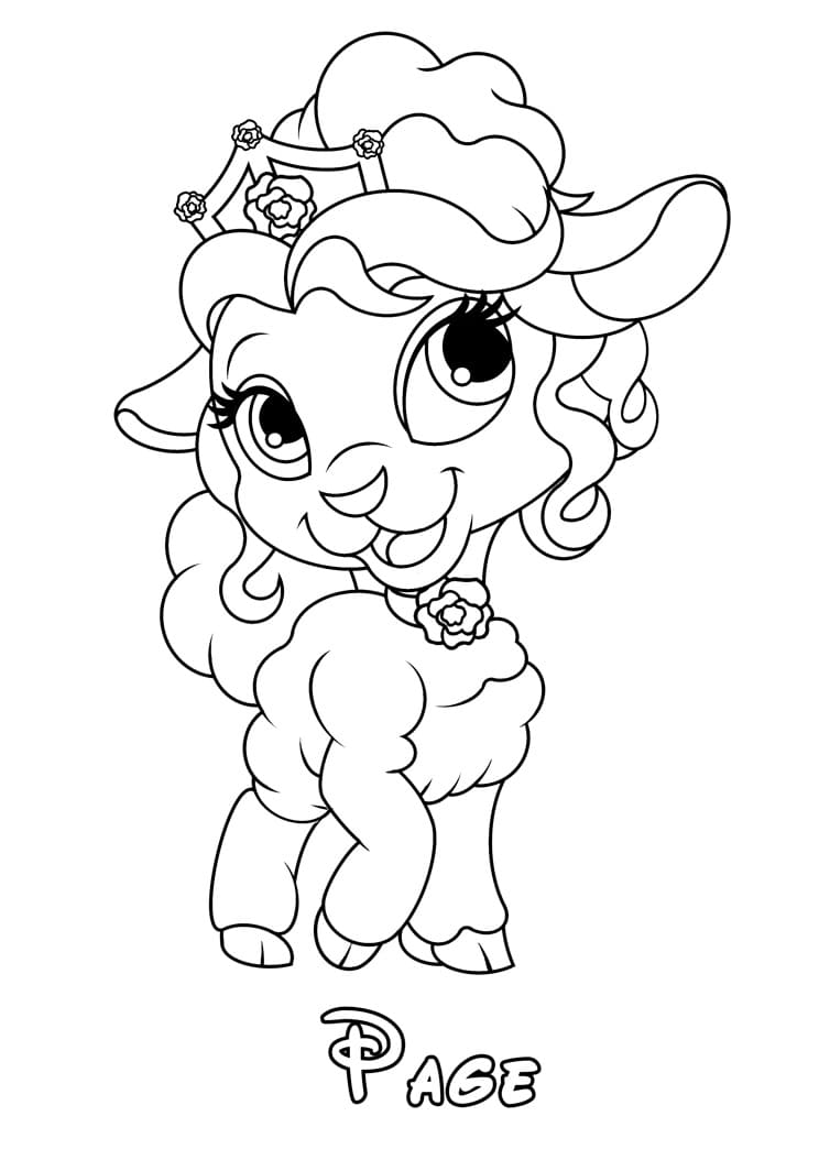 Tô màu Công Chúa Page