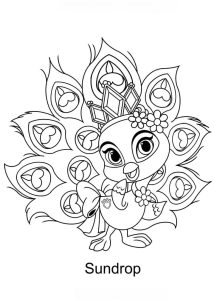 Tô màu Công Chúa Sundrop cho bé tập tô