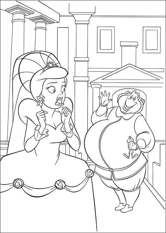 Tô màu Công Chúa Tiana Bất Ngờ cho bé tập tô