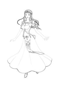 Tô màu Công Chúa Zelda Lôi Cuốn giúp bé rèn luyện khả năng tô màu