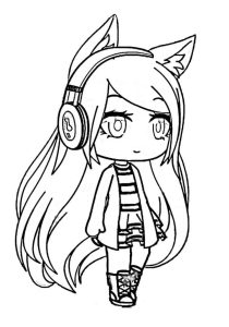 Tô màu Gacha Life 13 giúp bé rèn luyện khả năng tô màu