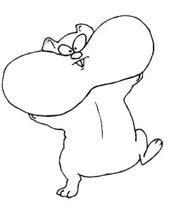 Tô màu Hamster Hài Hước cho bé tập tô