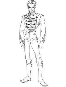 Tô màu hoàng tử thoren winx club dễ thương cho bé