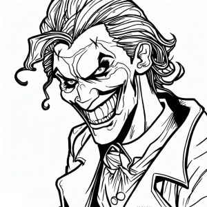 Tô màu Joker Trong DC Comics cho bé tập tô