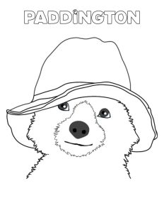 Tô màu Khuôn Mặt Paddington dễ thương cho bé