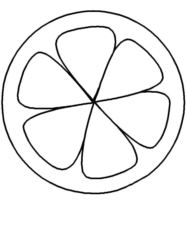 Tô màu Lát Cam 1 Tô màu Lát Cam cho bé tập tô