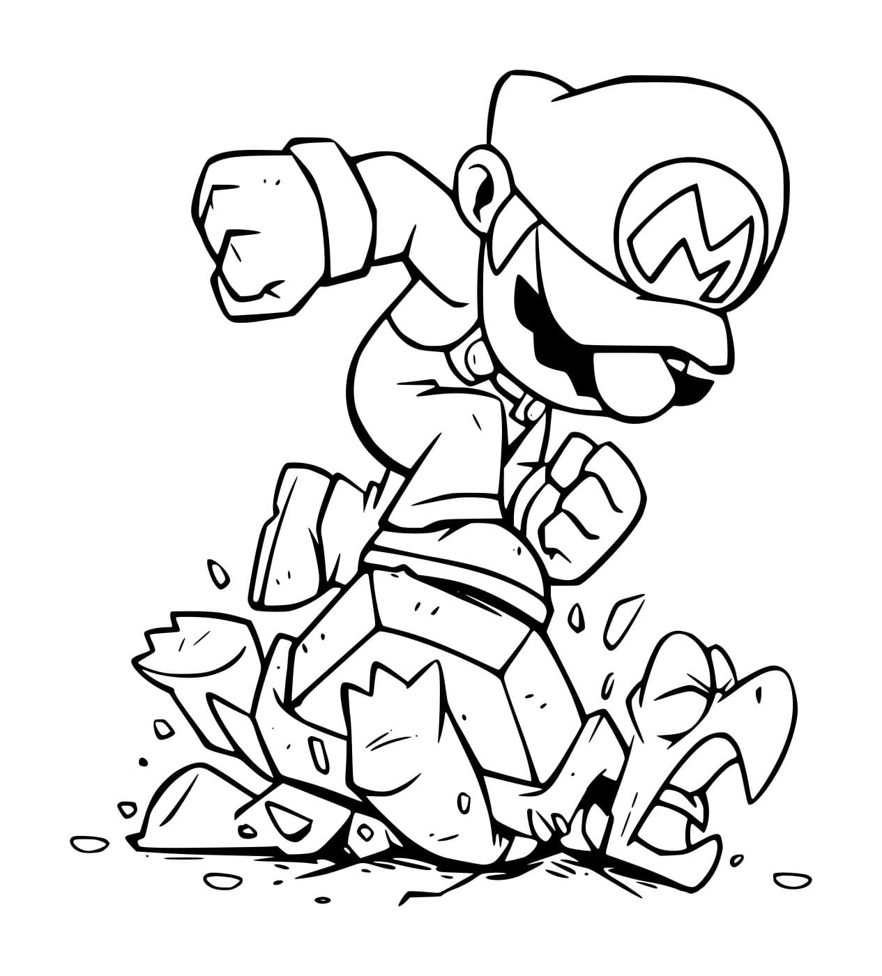 Tô màu Mario Đánh Con Rùa