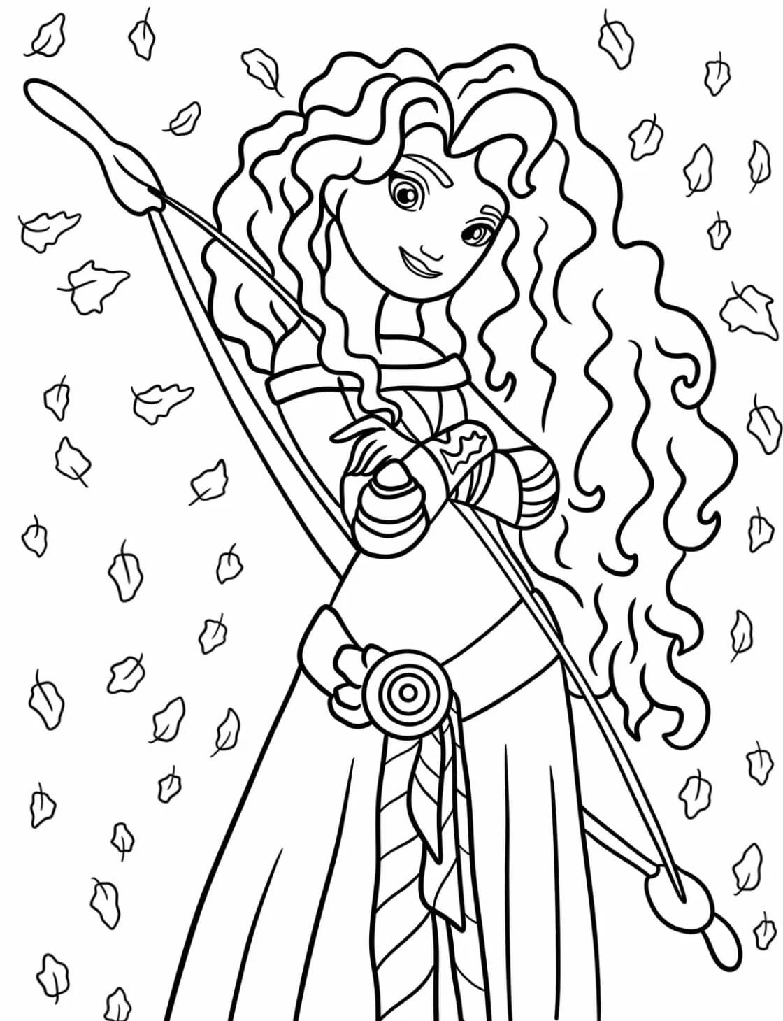 Tô màu Merida Can đảm