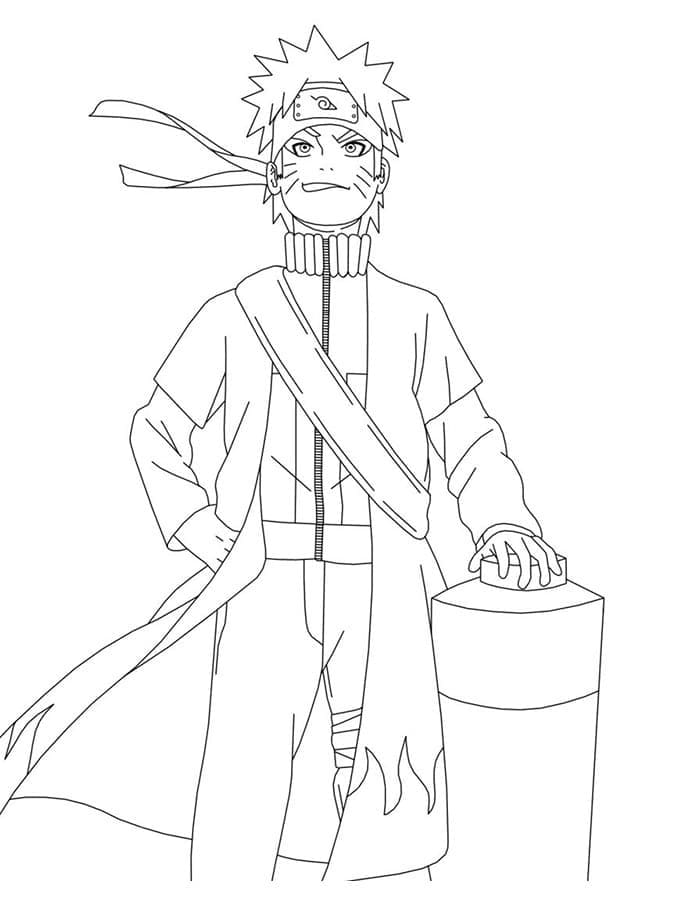 Tô màu Naruto Đẹp và Ngầu 1 Tô màu Naruto Đẹp và Ngầu cho bé tập tô