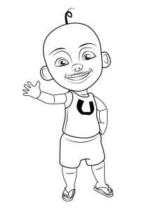 Tô màu Nhân Vật Upin cho bé tập tô