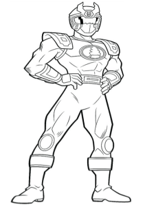 Tô màu ninja sừng kabuto raiger cho bé tập tô